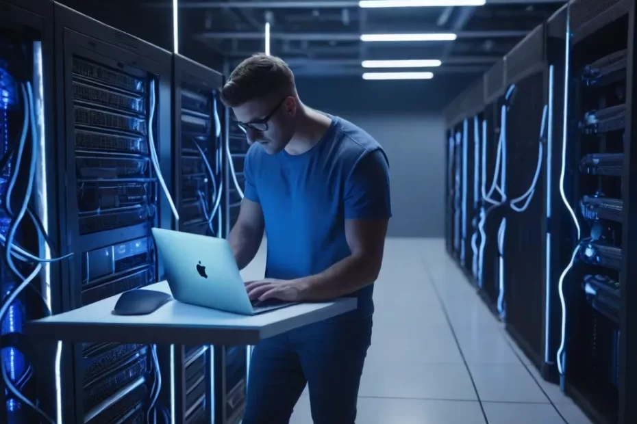 A server admin working on dns record of a domain