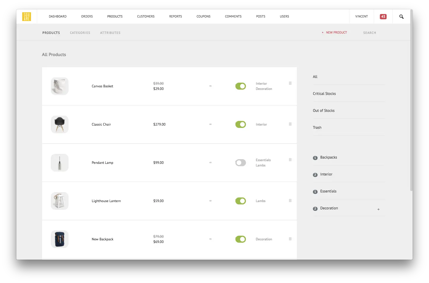 AuraShop Product Management